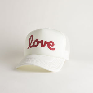 Valentine's Day Love Recycled Trucker Hat