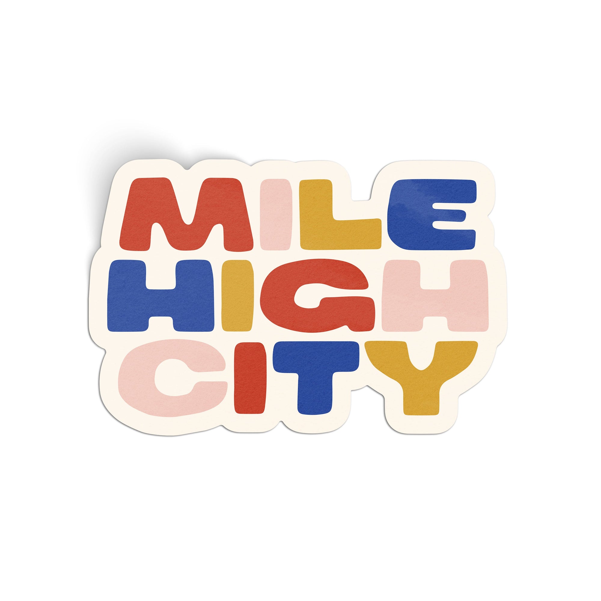 Mile High City Glossy Vinyl Sticker