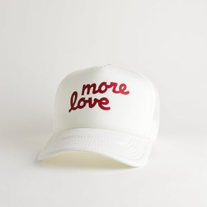 Valentine's Day More Love Recycled Trucker Hat