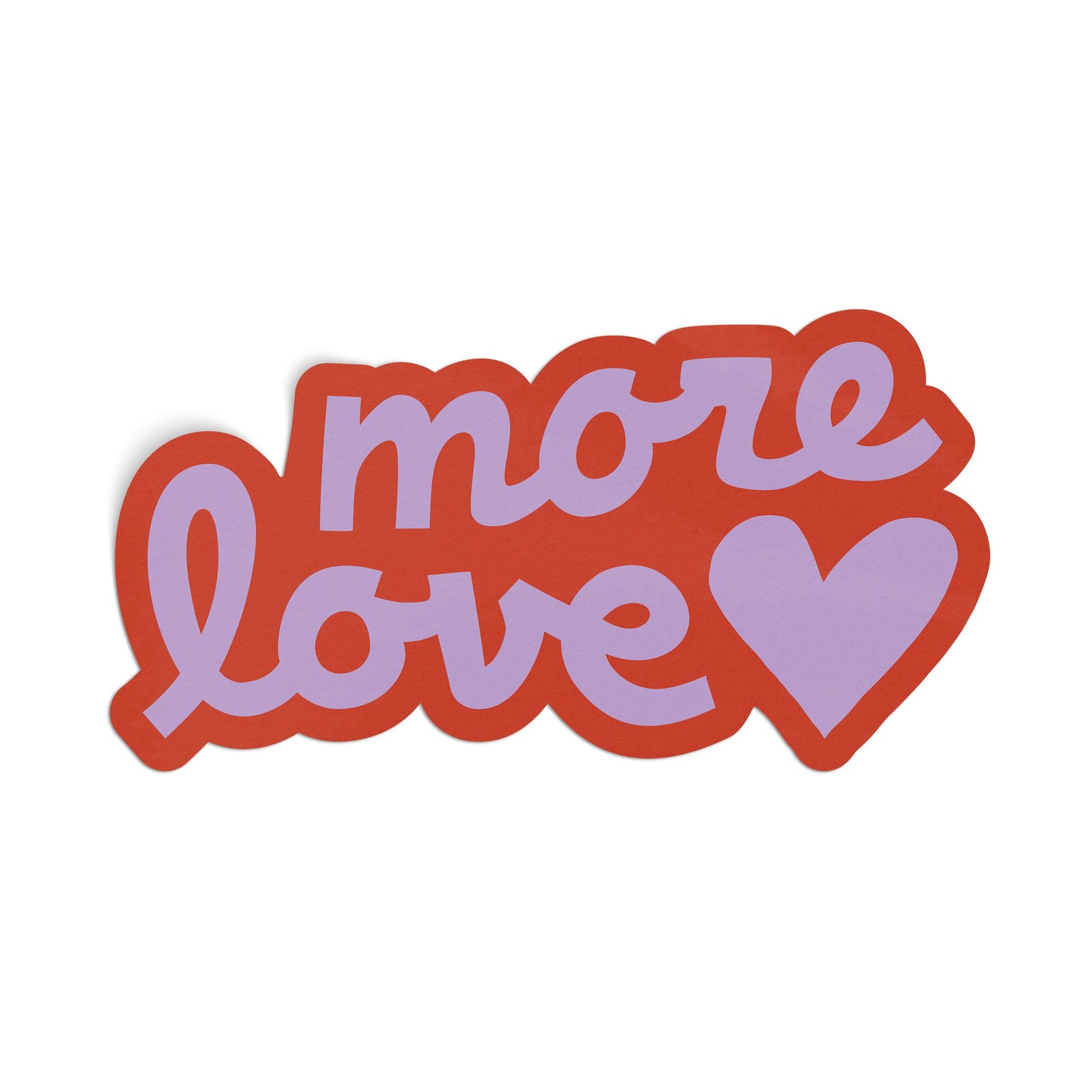 More Love Large Sticker