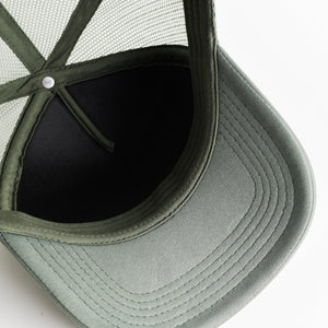 Mountain Time Recycled Trucker Hat - cypress