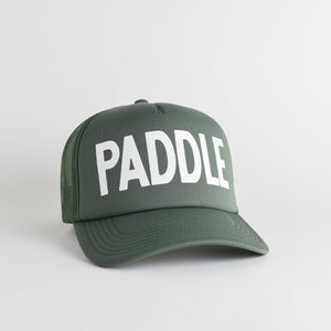 Paddle Recycled Trucker Hat - cypress green