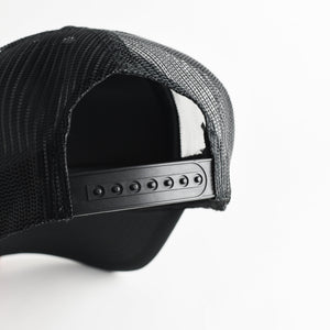 Mountain Time Recycled Trucker Hat - black