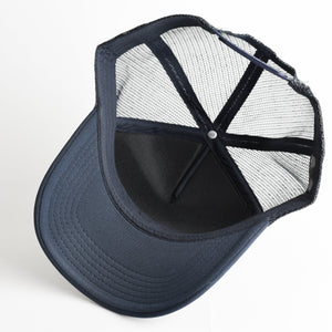 Get Out There Recycled Trucker Hat - navy